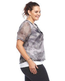 Double Tee Sports Top | Plus Size Activewear